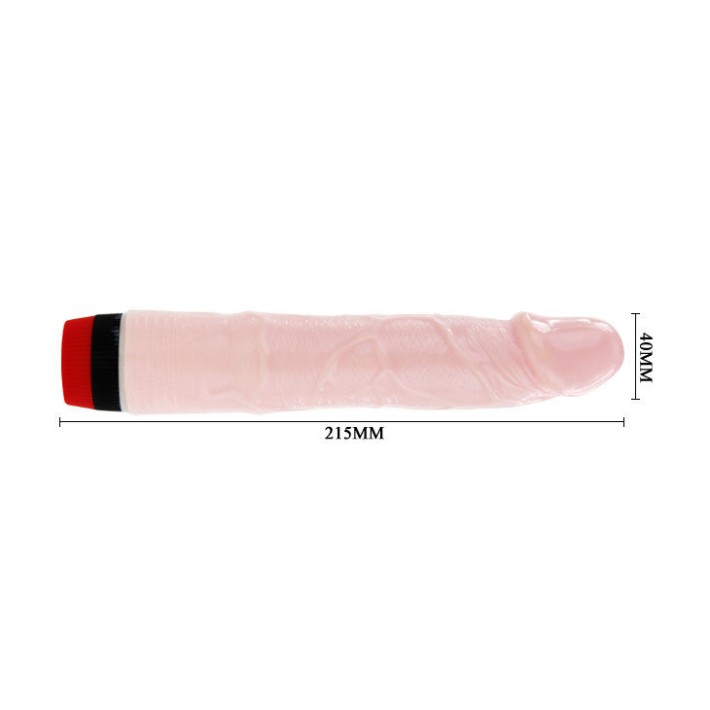 Vibrator Realistic Rockin Dong 1, Natural, 21.5 Cm 4