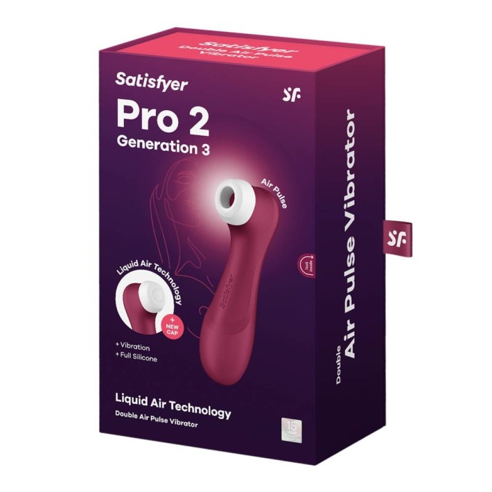 Stimulator Clitoridian Air Pulse Pro 2 Generation 3, Rosu 6