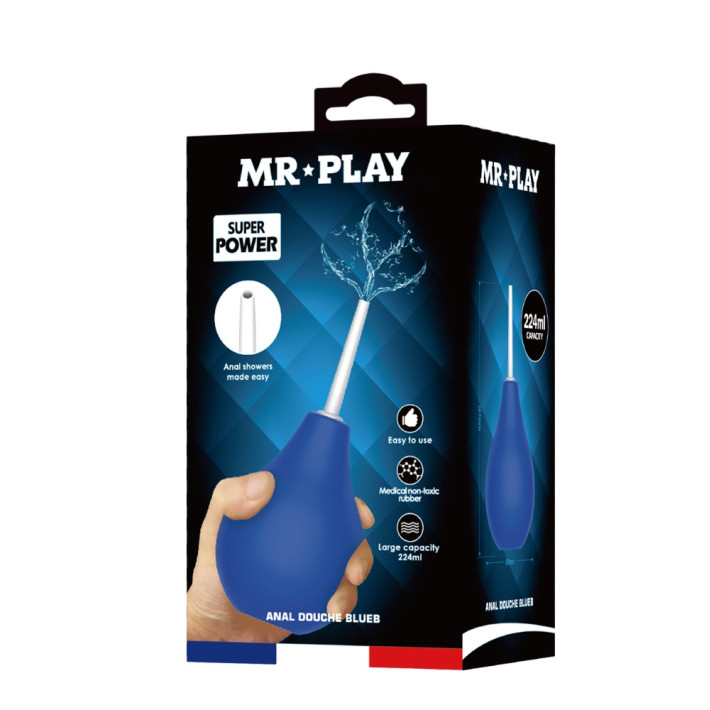 Irigator Anal Mr. Play, Albastru 6