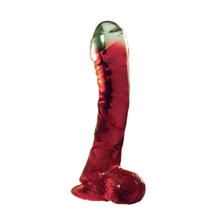 Dildo Anal Jolly Buttcock, Rosu, 16.5 Cm 2