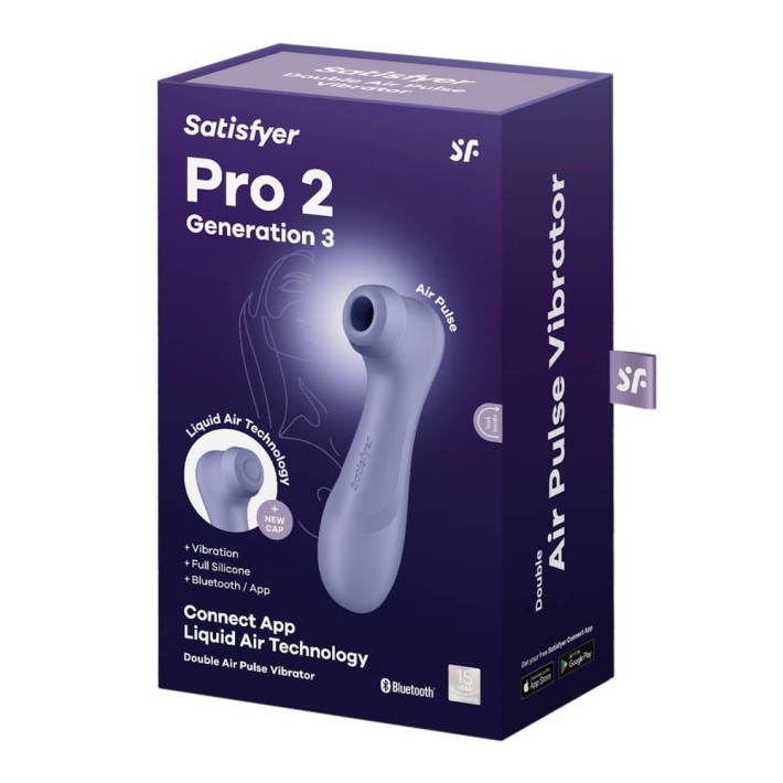 Stimulator Clitoridian Air Pulse Pro 2 Generation 3 + Bluetooth/app, Albastru 6