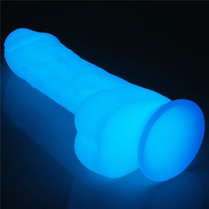 Dildo Fantezie Fosforescent Lumino Play, Alb, 19 Cm 12