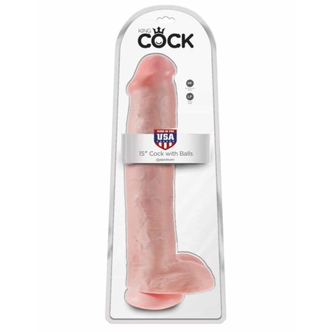 Pagina 8 - Dildouri Clasice, Dildo Clasic Cu Testicule King Cock, Natural, 38 Cm, pasiune.ro
