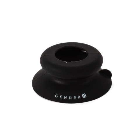 bila, Dop Anal Cu Ventuza Detasabila, Transparent + Negru, 14.5 Cm, pasiune.ro
