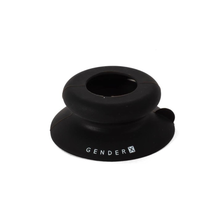 Dop Anal Cu Ventuza Detasabila, Transparent + Negru, 14.5 Cm 2