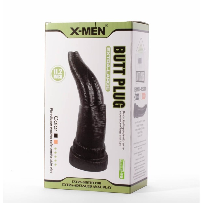 Dop Anal Extra Large, Negru, 28 Cm 8