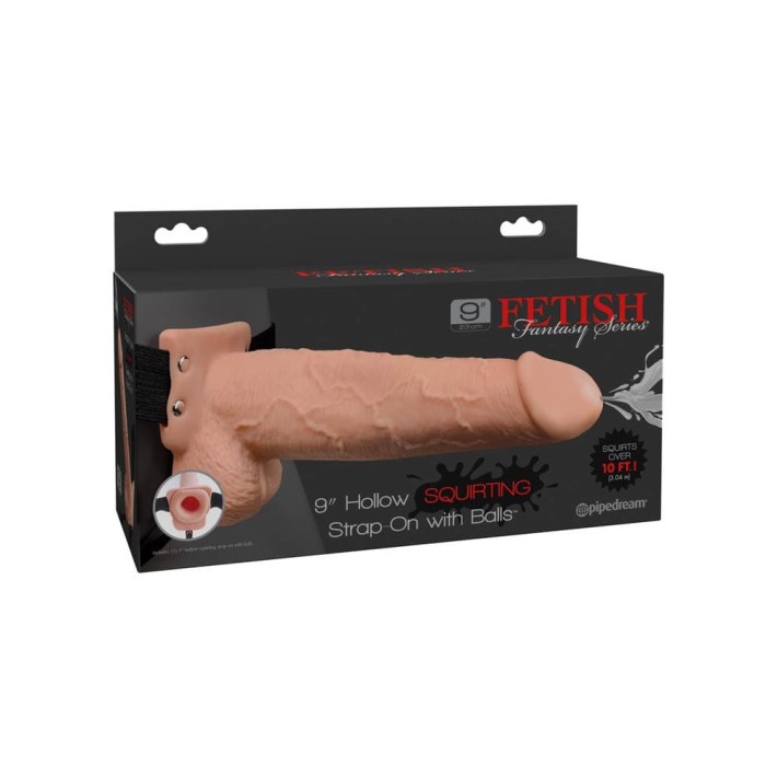 Strap-on Cu Functie Ejaculare, Natural, 22,8 Cm 2