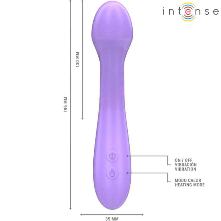 Vibrator Intense Becky Mov 19 Cm Cu Incalzire Si 7 Moduri De Vibratii 5