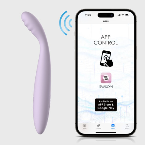 Svakom, Vibrator Punctul G Cici 2, Lila, 12.5 Cm, pasiune.ro