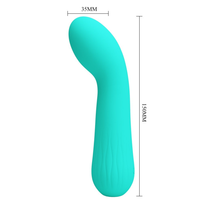 Vibrator Punctul G Faun, Verde, 15 Cm 11