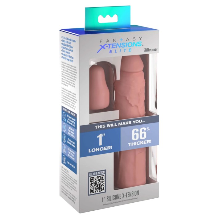 Extensie Cu Plug Fantasy X-tensions 17,8 Cm 3