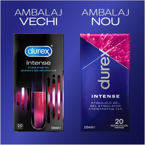 Durex, Gel Lubrifiant Durex Intense Orgasmic 10 Ml, pasiune.ro
