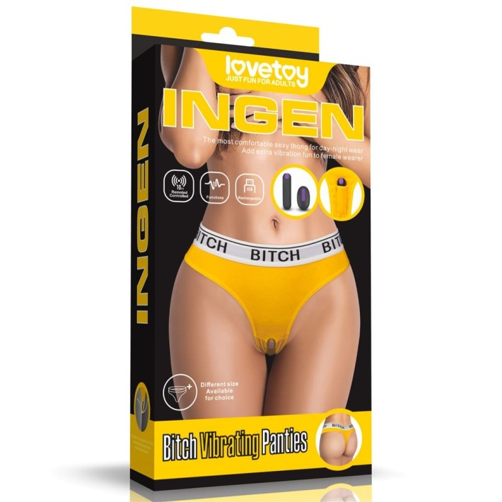 Chilotei Cu Vibratii Bitch, Galben Neon, Xl-xxl 10