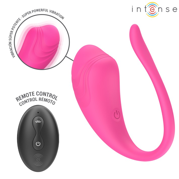 Ou Vibrator Olivia Intense Roz Cu Telecomanda 3
