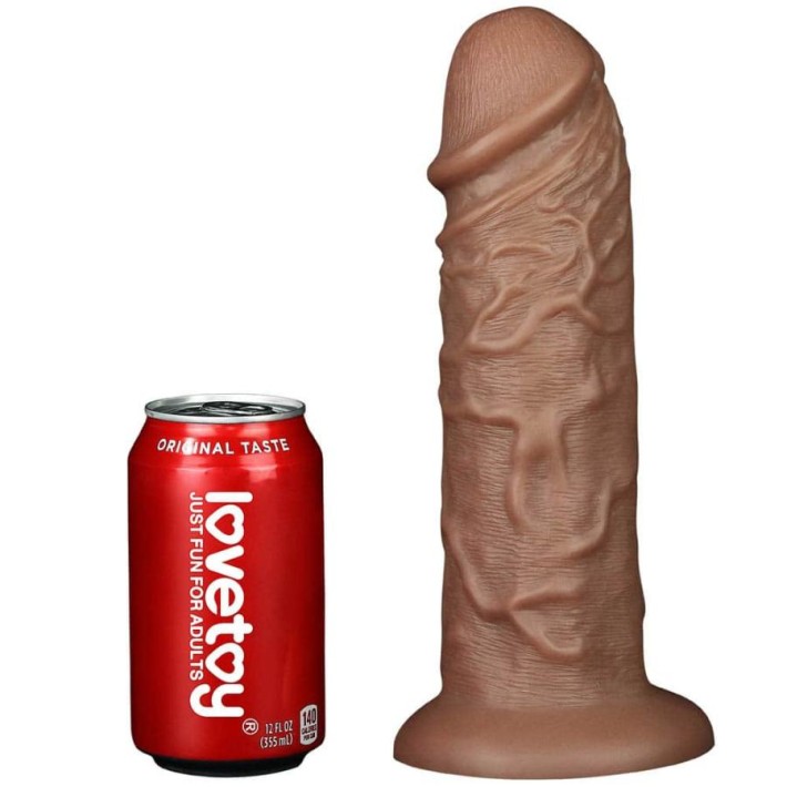 Dildo Realistic Extra-gros Chubby, Brun, 26.5 Cm 9