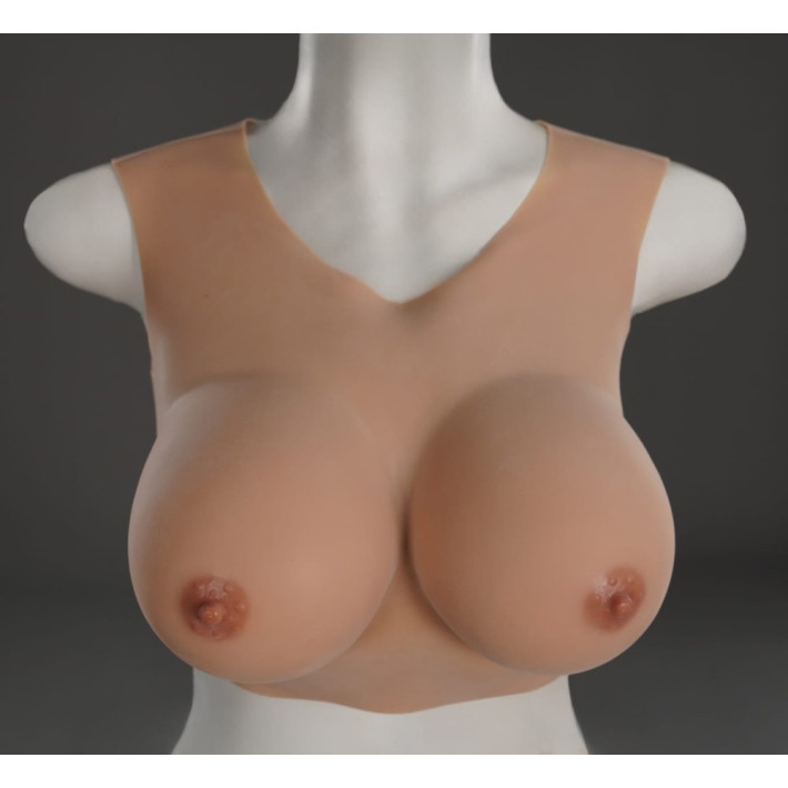 Realistic Silicone Breastplate D Cup 9