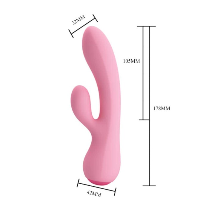 Vibrator Rabbit Zachary, Roz, 17.5 Cm 6