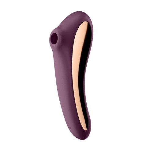 stimulator, Vibrator Clitoridian Dual Kiss, Bordo, pasiune.ro