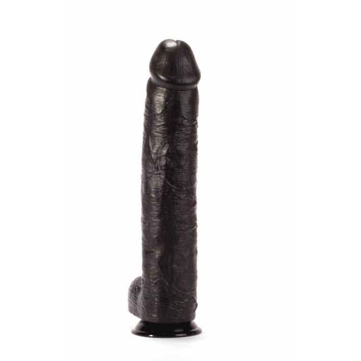 Dildo Realistic Hunters Cock, Negru, 43 Cm 3