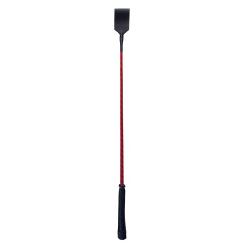 Devil Sticks, Cravasa Din Piele, Negru + Rosu, 66 Cm, pasiune.ro