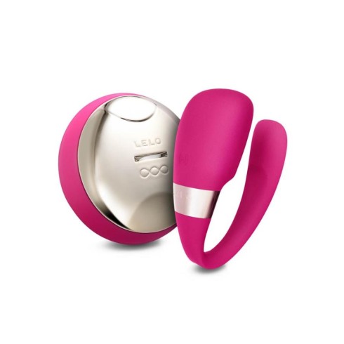 lelo, Vibrator Dublu Tiani 3, Roz, pasiune.ro