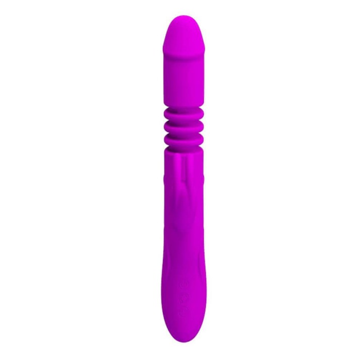 Vibrator Special Cu Rotatii Si Up-down Ward, Violet, 26 Cm 3