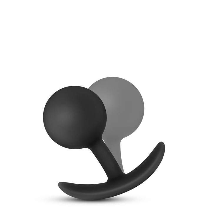 Dop Anal Adventures Vibra Plug, Negru, 8 Cm 4