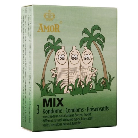 Prezervative, Prezervative Amor Mix, 3 Buc., pasiune.ro
