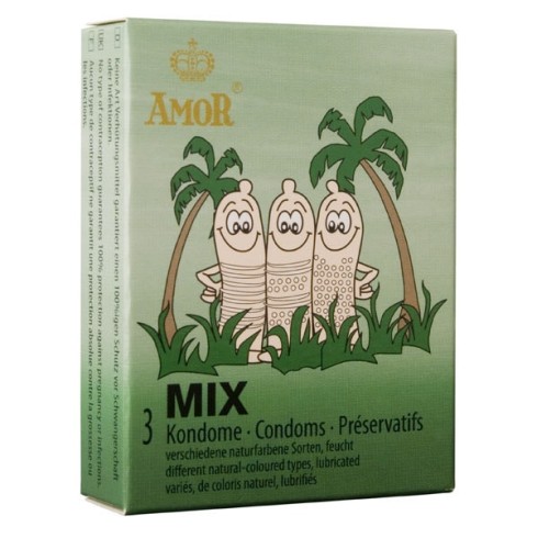 prezervative, Prezervative Amor Mix, 3 Buc., pasiune.ro