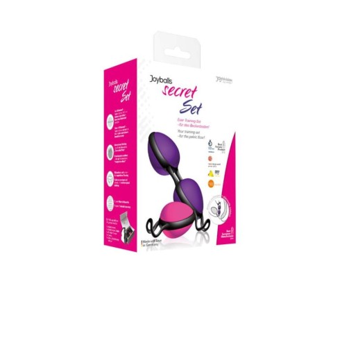 set, Set 2 Bile Vaginale Joyballs Secret (1 Roz, 2 Indigo), pasiune.ro
