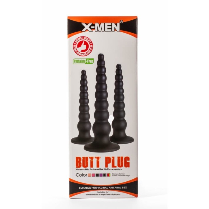 Dop Anal Extra Large M, Negru, 24 Cm 5
