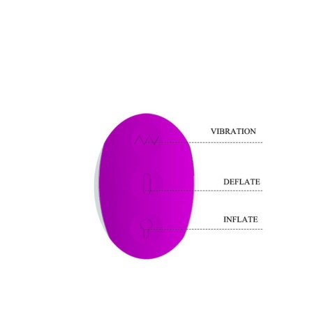 stimulator, Vibrator Rabbit Dempsey, Violet, 13.5 Cm, pasiune.ro