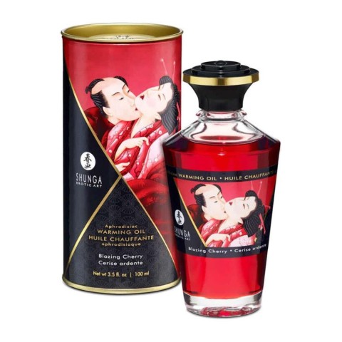 ulei, Ulei Afrodiziac Cu Efect De Caldura Blazing Cherry, 100 Ml, pasiune.ro