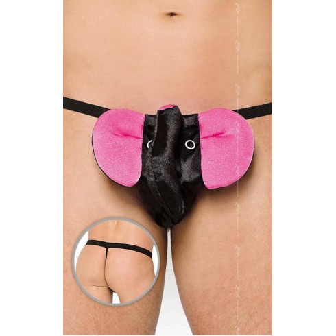 thong, Thong 4445 {} Black/ Sl S/l, pasiune.ro