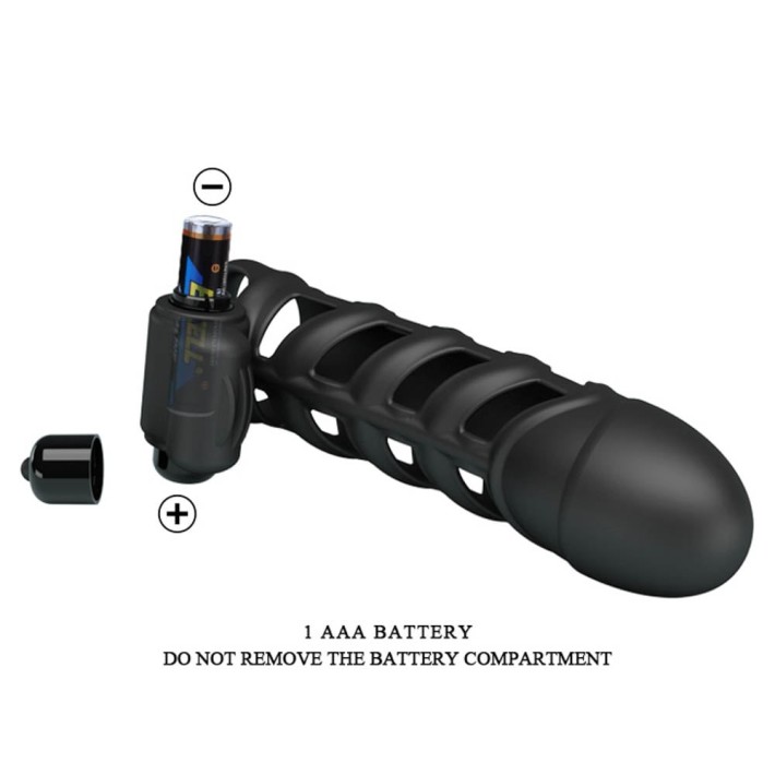 Manson / Extensie Penis Cu Vibratii Sleeve Ii 8