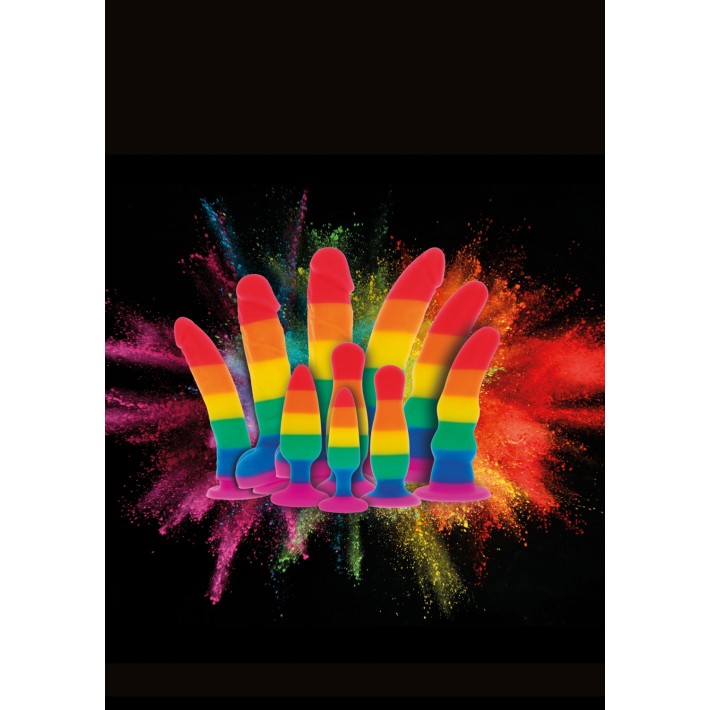 Dildo Unicorn Dancer Curcubeu 17.5cm 3