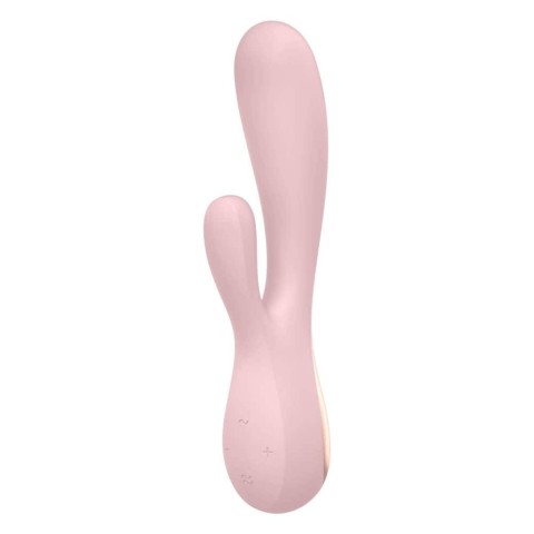 stimulator, Vibrator Rabbit Mono Flex, Roz, 20 Cm, pasiune.ro