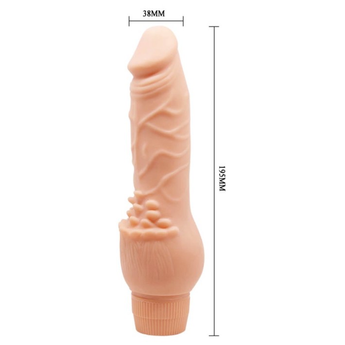 Vibrator Realistic Barbara Clark, Natural, 19 Cm 3