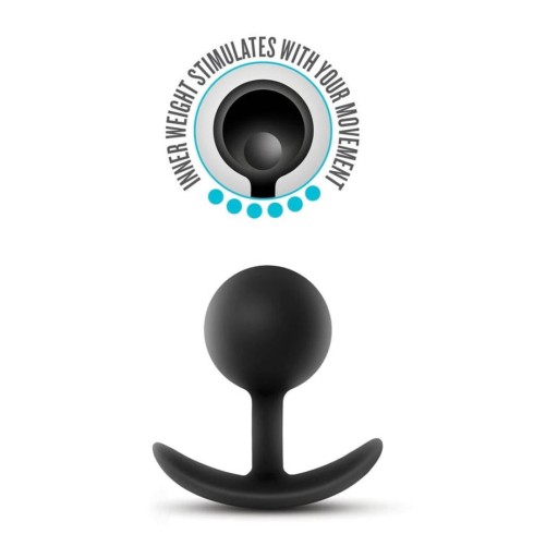 dop, Dop Anal Adventures Vibra Plug, Negru, 8 Cm, pasiune.ro