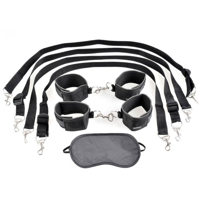 Set Pentru Imobilizare Erotica Cuff + Tether 3
