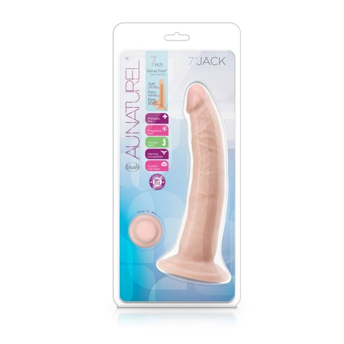 Dildo Clasic Au Naturel, Jack Vanilla, Natural, 19 Cm 4