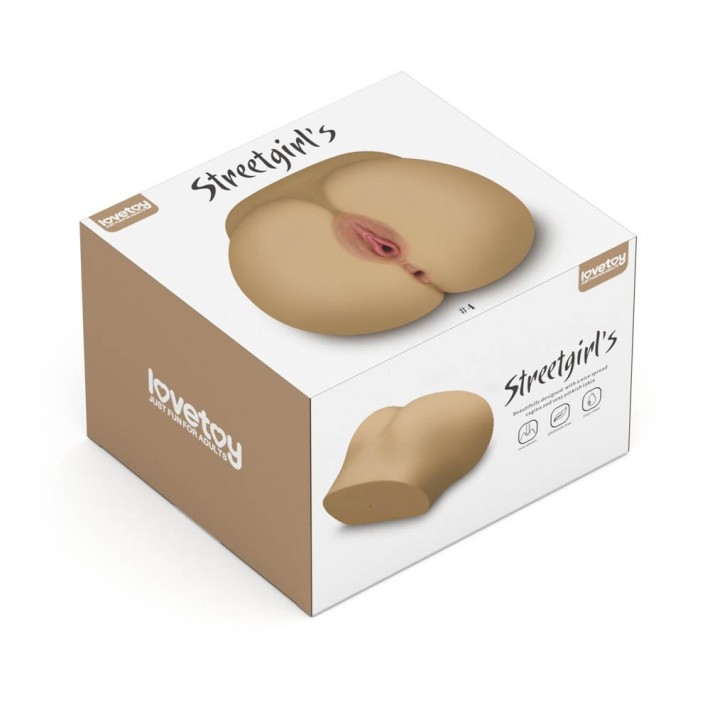 Masturbator 2-in-1 Vagin+anus Streetgirls 4, Natural 7