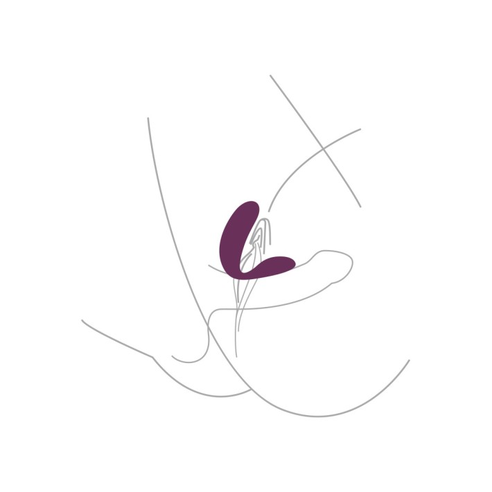 Vibrator Cuplu Bound Love Purpuriu 5