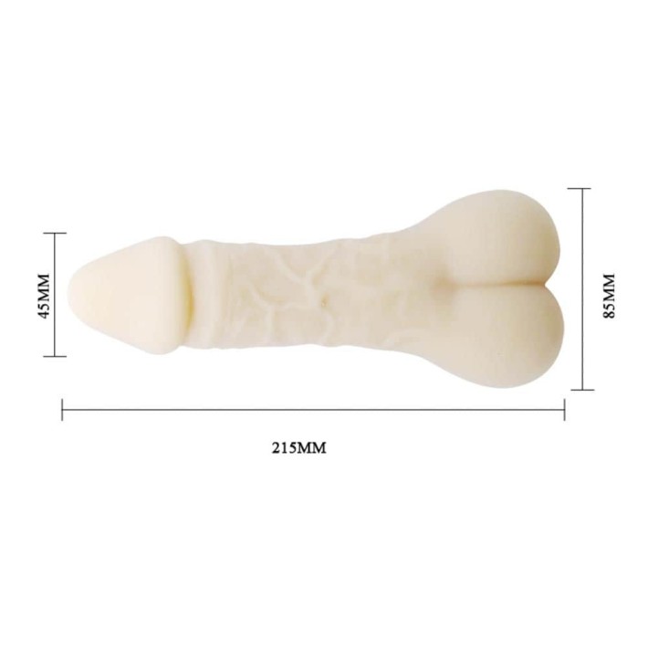 Manson Penis/masturbator Bigger Man, Natural, 21.5 Cm 12