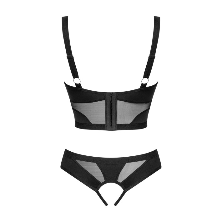 Chic Amoria 2-pcs Crotchless Set   Xs/s M/l, Xl/2xl, Xs/s 4