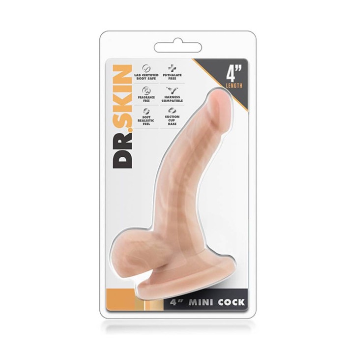 Dildo Clasic Mini Dr. Skin, Natural, 12 Cm 2