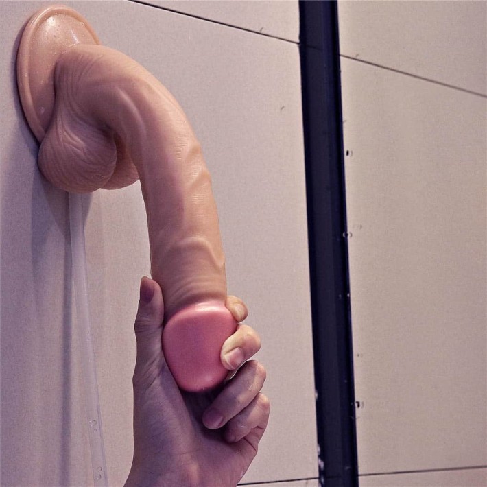 Dildo Clasic Cu Functie Ejaculare Squirt Extreme, Natural, 22.8 Cm 11