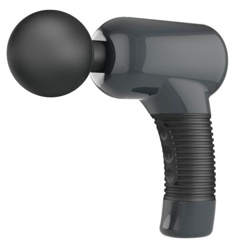 magic, Vibrator Clitoridian Magic Gun, Negru, 20 Cm, pasiune.ro