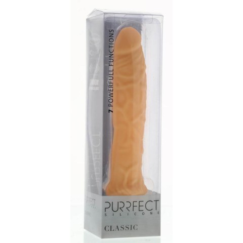 Seven Creations, Vibrator Realistic Silicone Classic, Natural, 21.5 Cm, pasiune.ro