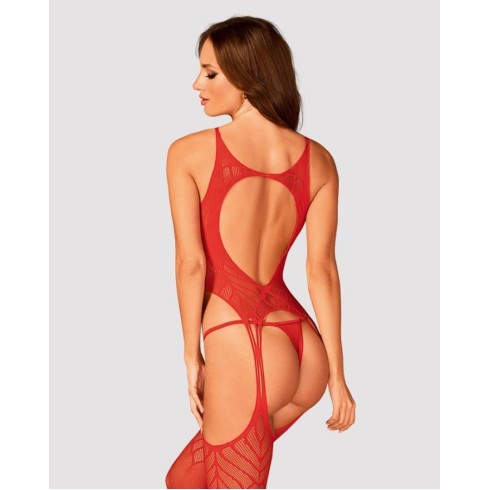 rosu, Bodystocking N122 S/m/l S/l, Xl/2xl, pasiune.ro